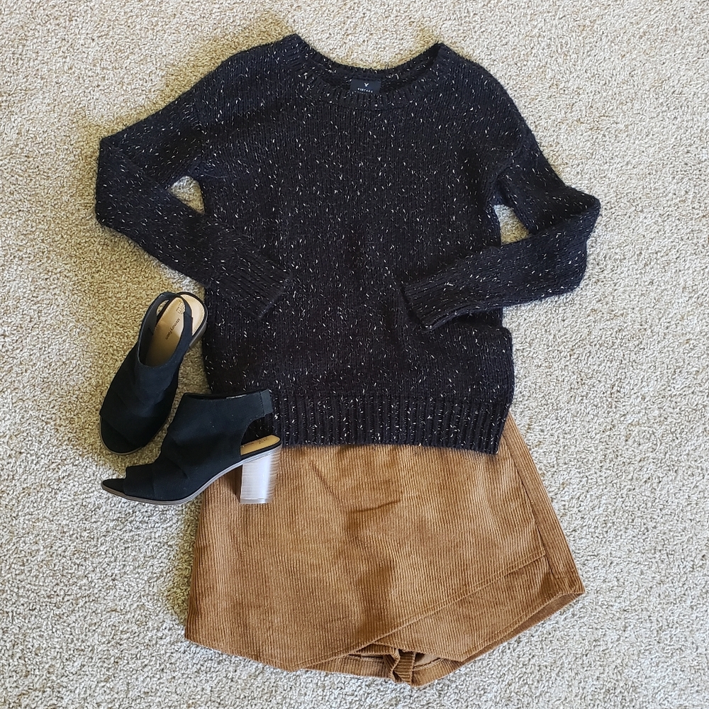Black sparkle sweater.